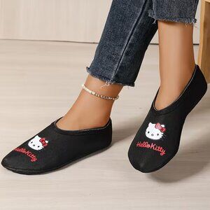 💲1⃣▶Sanrio Hello Kitty Black Slippers